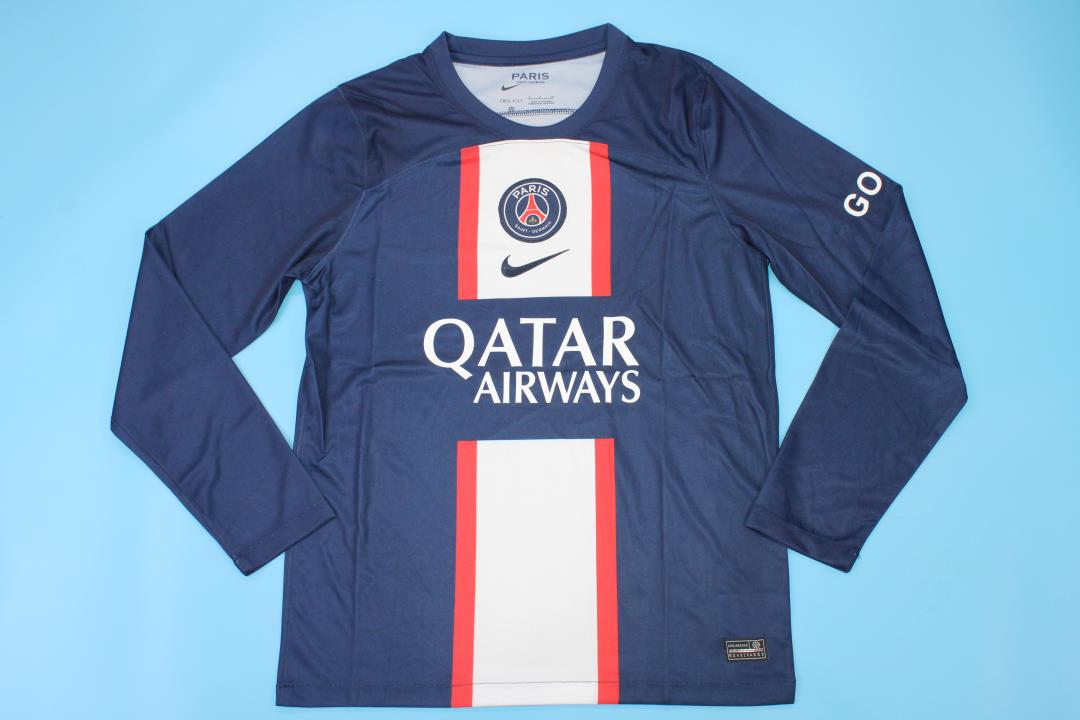 AAA Quality Paris St Germain 22/23 Home Long Soccer Jersey